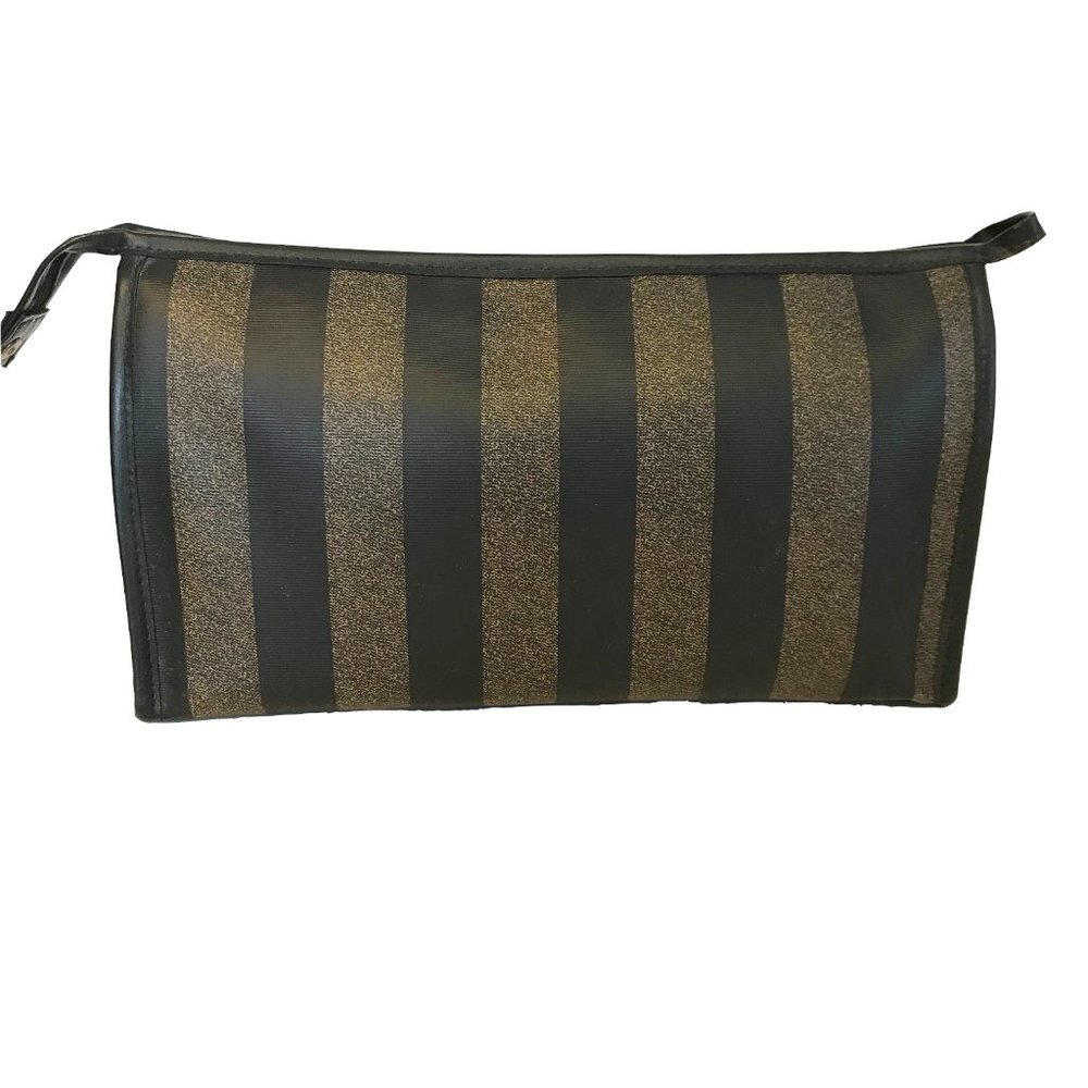 Vintage Gloria Vanderbilt Large Zippered Cosmetic Case Bag - Picture 2 of 8